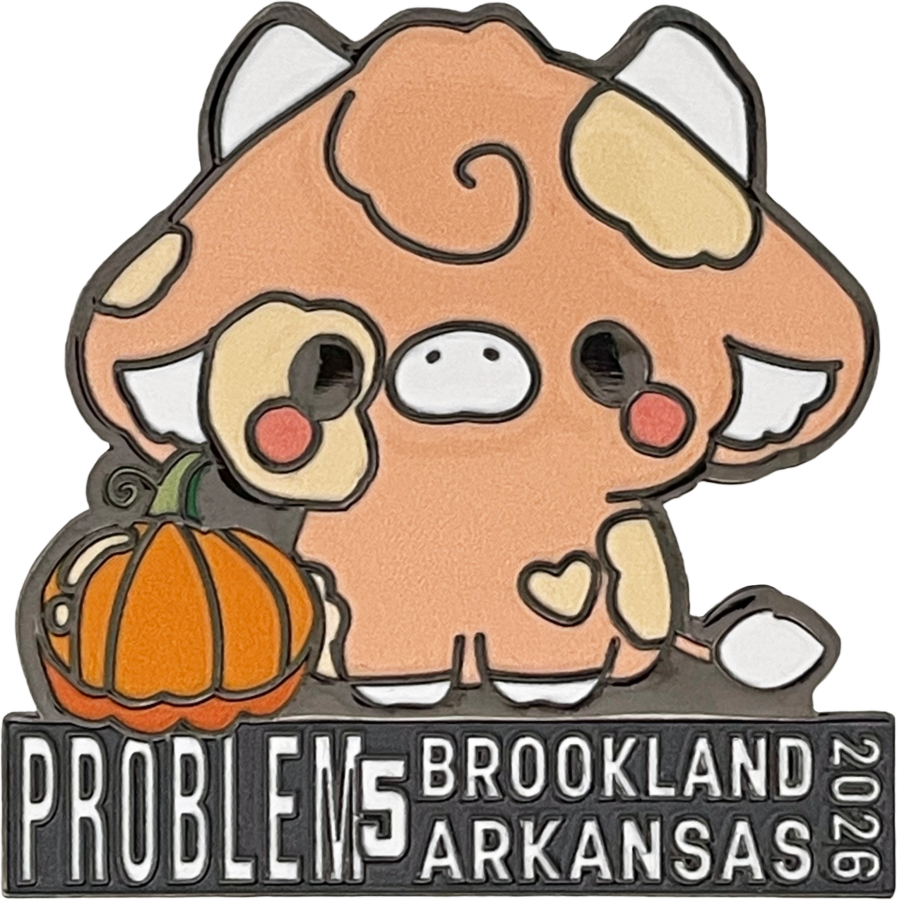 Custom Odyssey Trading Pins of Pumpkin Cow