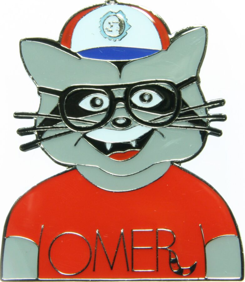 Odyssey Pins Company Design of Raccoon Character