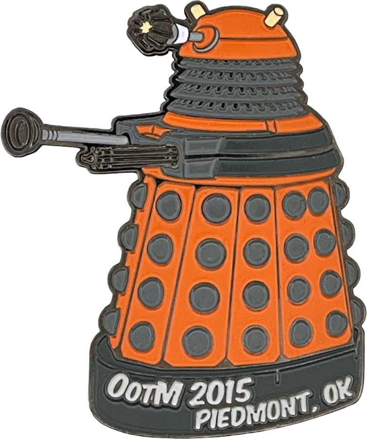 creative Odyssey of the Mind pin designs of Daleks Doctor Who